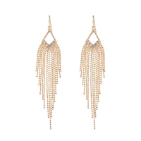 Gold Cascading Drop Earrings