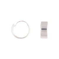 Sterling Silver Chunky 18mm Hoop Earrings