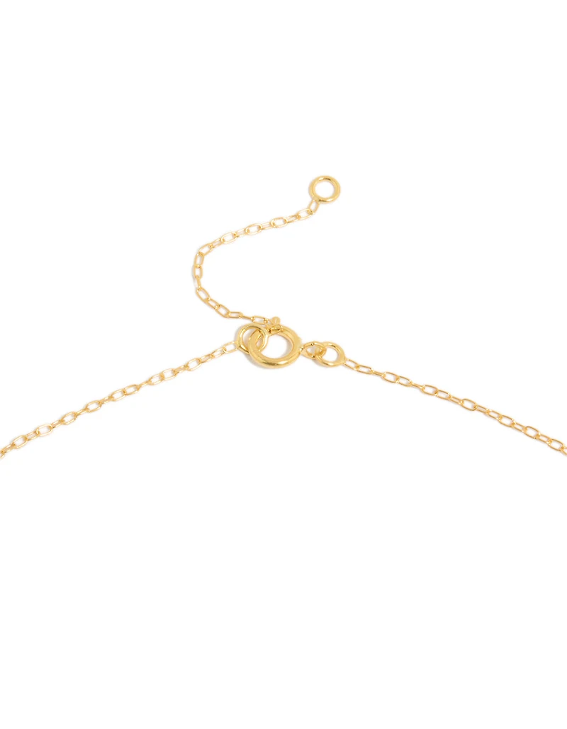 Gold Plated Sterling Silver Heart Necklace