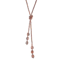 Bead Knot Tie Necklace