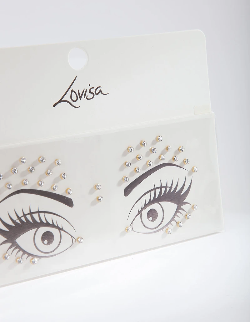 Diamante Face Jewel Pack