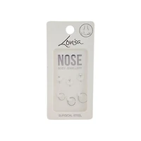 Silver Fine Graduating Nose 6-Pack