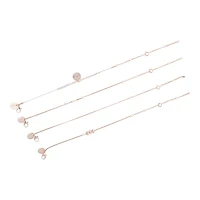 Rose Gold Anklet 4-Pack
