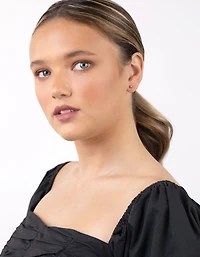 Gold Plated Sterling Silver Mini Studs & Hoop Earring Pack