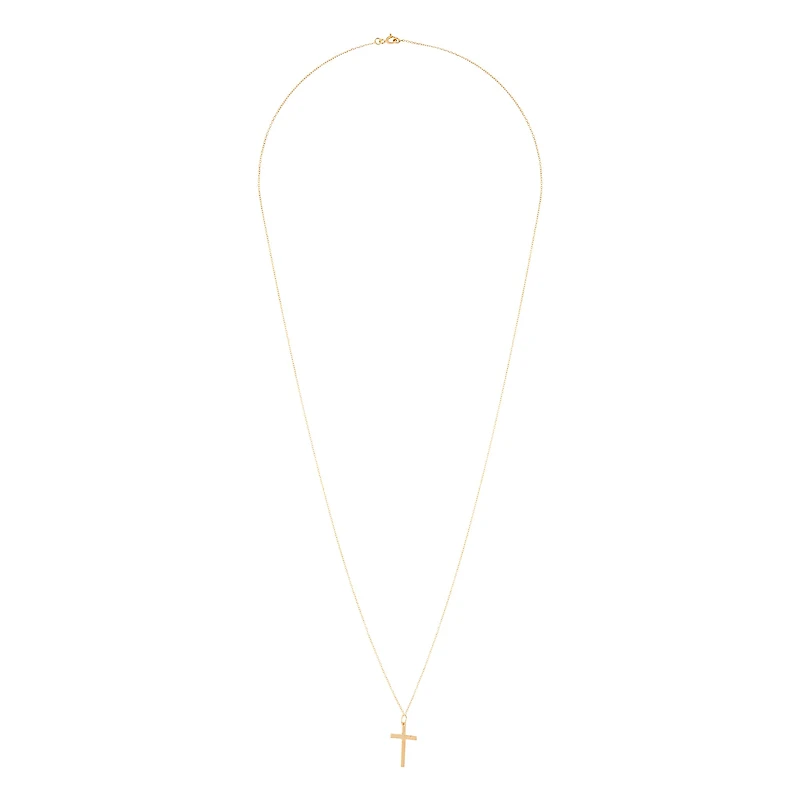 Gold Plated Cross Pendant Necklace