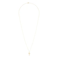 Gold Plated Cross Pendant Necklace