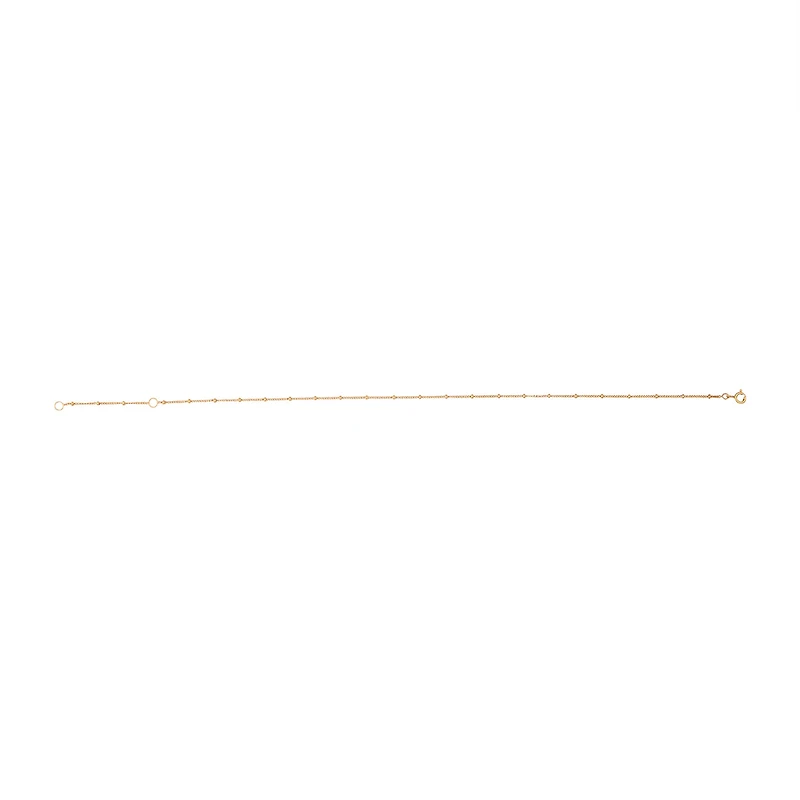 Gold Plated Sterling Silver Bracelet & Anklet