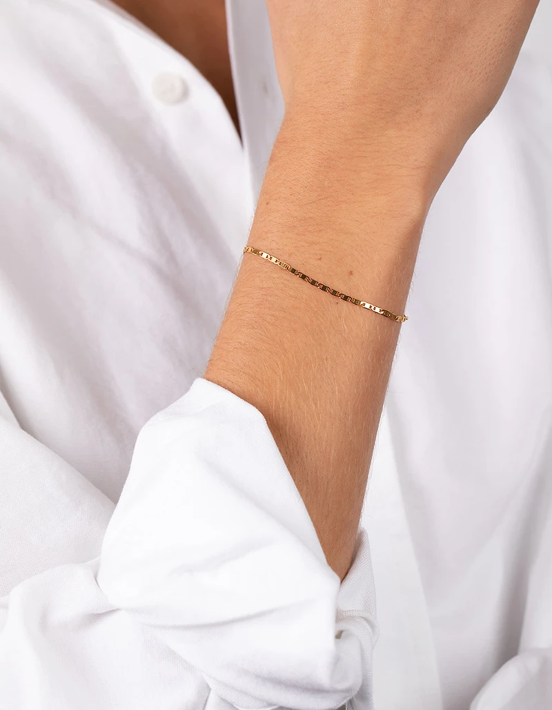 Gold Plated Sterling Silver Bracelet & Anklet