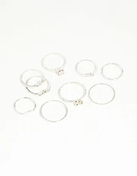 Silver Fine Moonstone Ring Pack