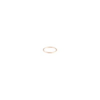 Polished Rose Gold Thin Clicker Ring