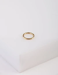 Gold Surgical Steel Clicker Ring