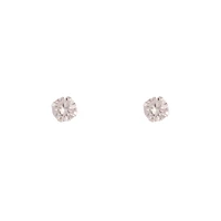 Sterling Silver Baby Carat Stud 2mm Earrings