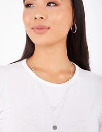 Boucles d’oreilles en cerceau épais en argent sterling