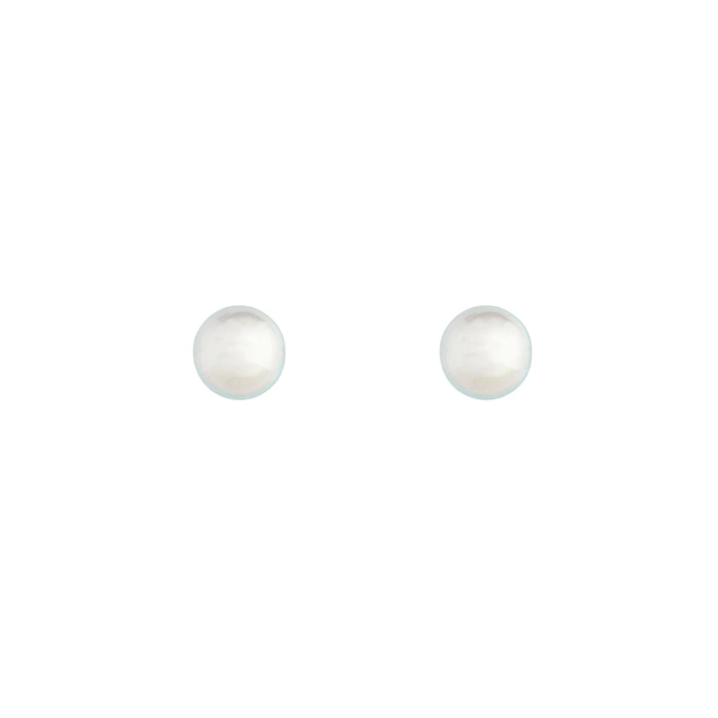 Classic Silver Mermaid Stud Earrings
