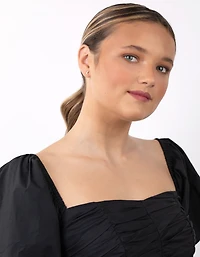 Paquet de boucles d’oreilles en diamant céleste en argent sterling plaqué or