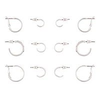 Silver Variety Hoop 6-Pack