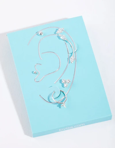 Sterling Silver Stud Earring Pack