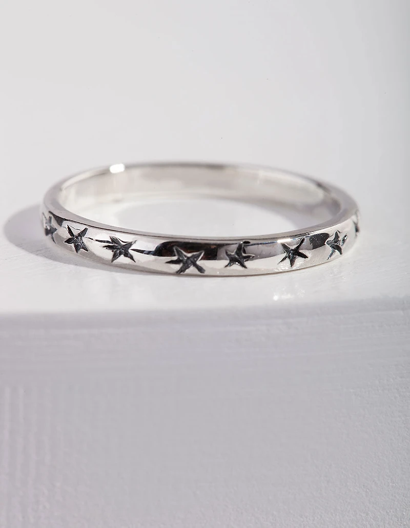 Sterling Silver Rockstar Ring