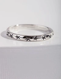 Sterling Silver Rockstar Ring