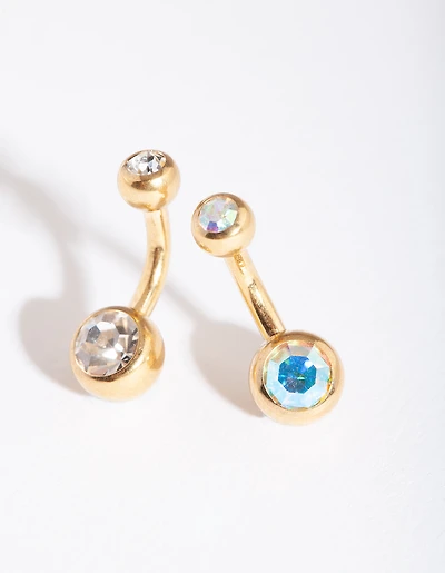 Gold Mini Belly Bar Pack