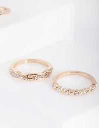 Gold Classic Engagement Ring Pack