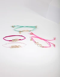 Kids BFF Infinity Bracelet 4-Pack
