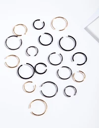 Mixed Metal Faux Piercing Pack