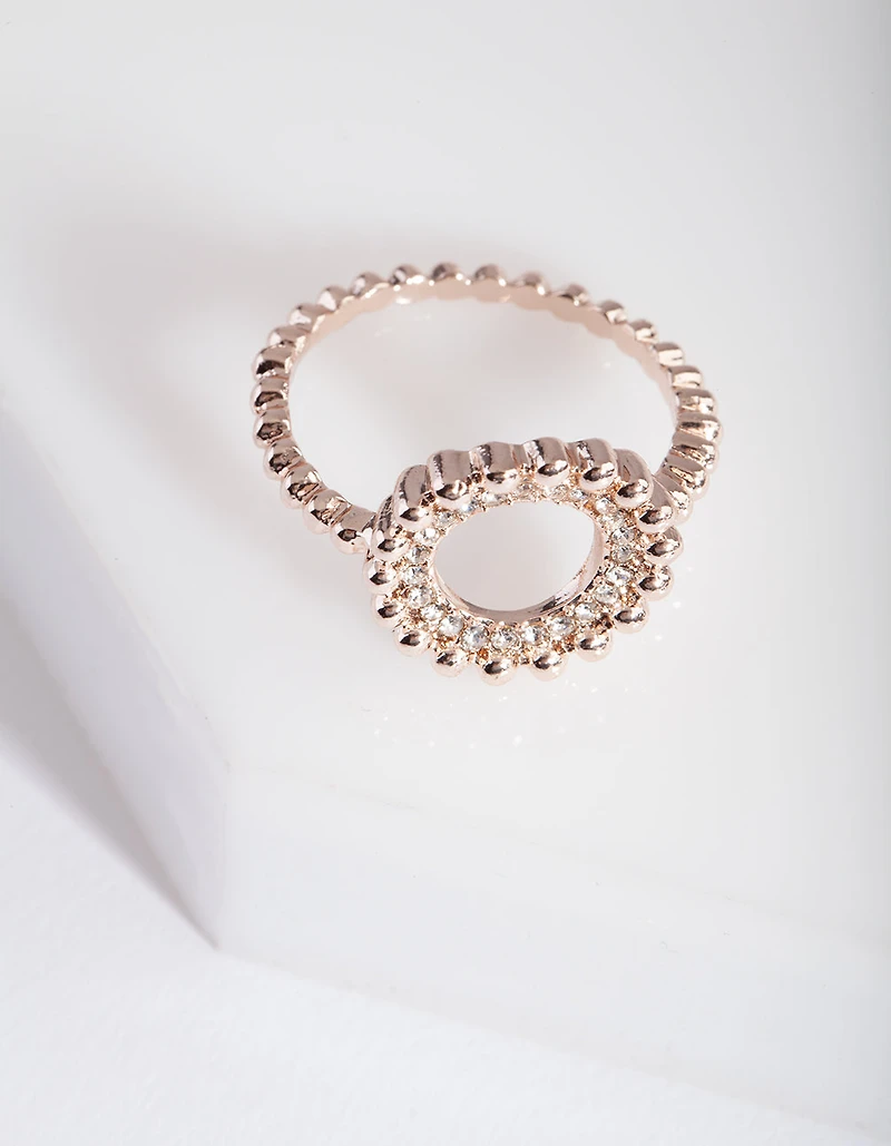 Rose Gold Dainty Ring