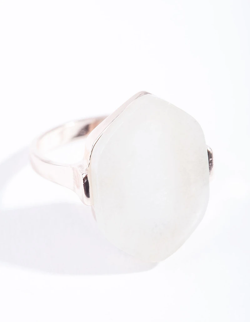 Rose Gold Natural Stone Ring