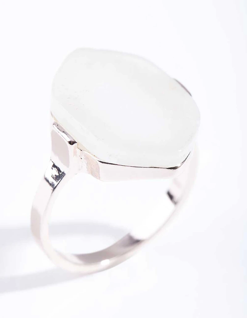 Rose Gold Natural Stone Ring