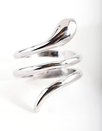 Silver Sleek Wrap Ring