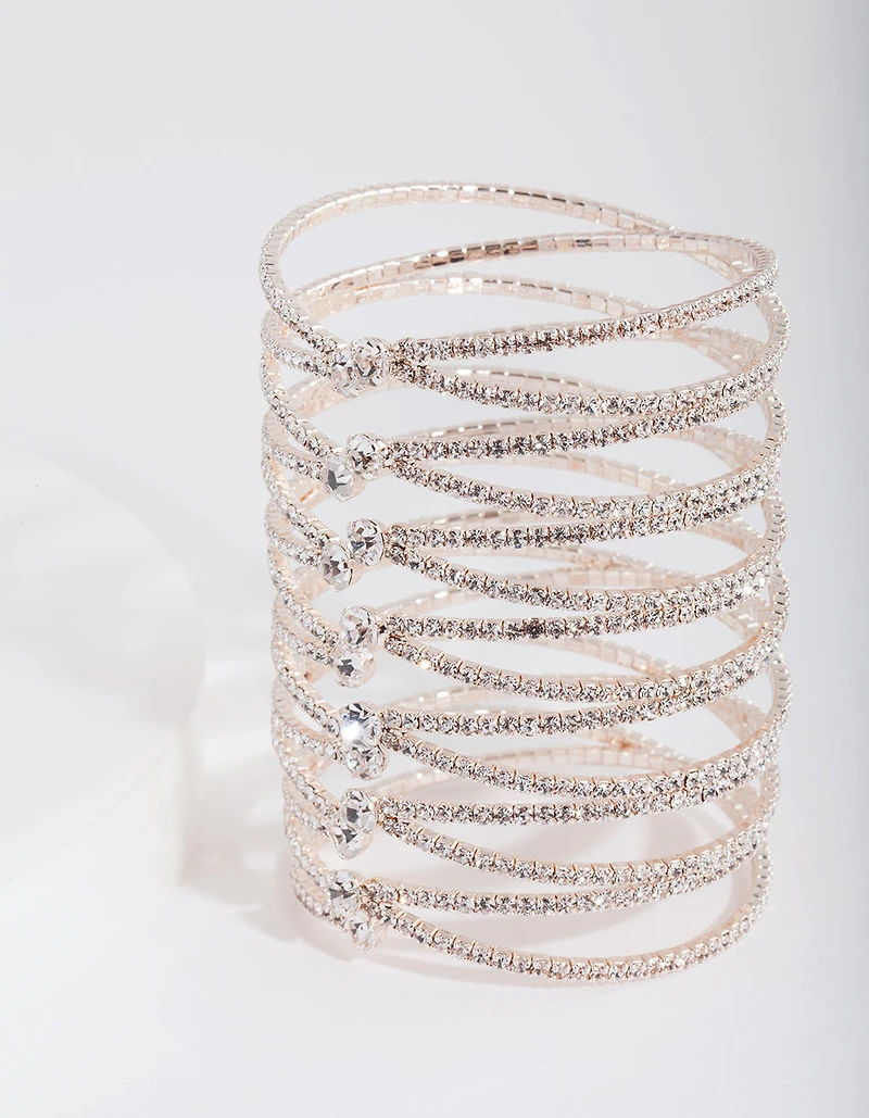 Rose Gold Crossover Diamante