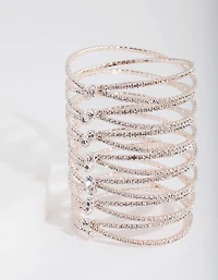 Rose Gold Crossover Diamante
