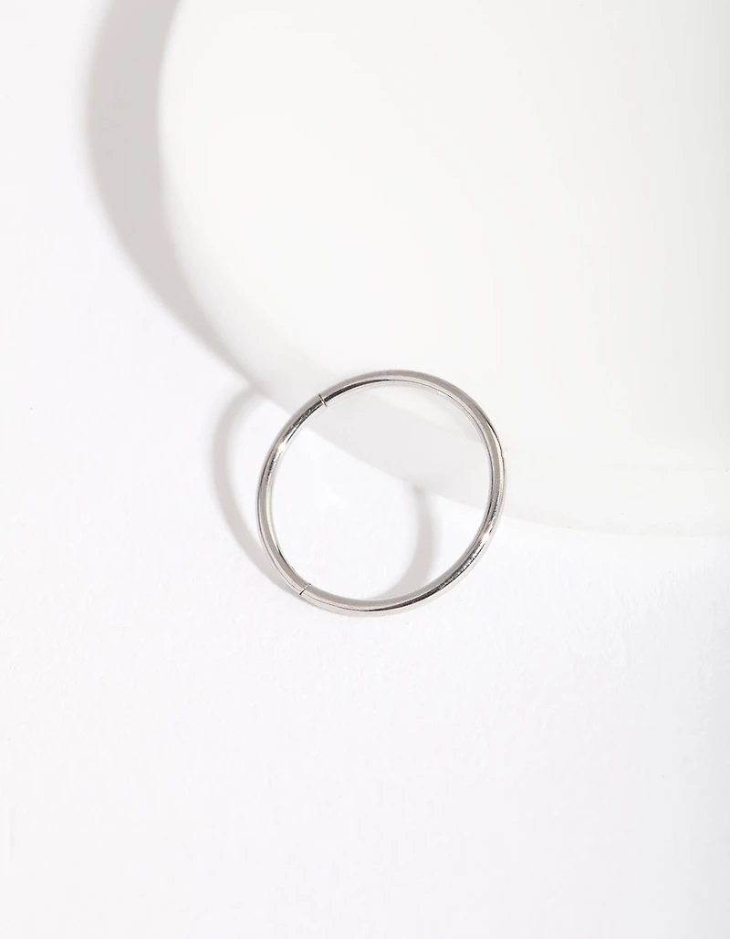 Surgical Steel Fine Clicker Earring 10 mm