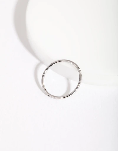 Surgical Steel Fine Clicker Earring 10 mm