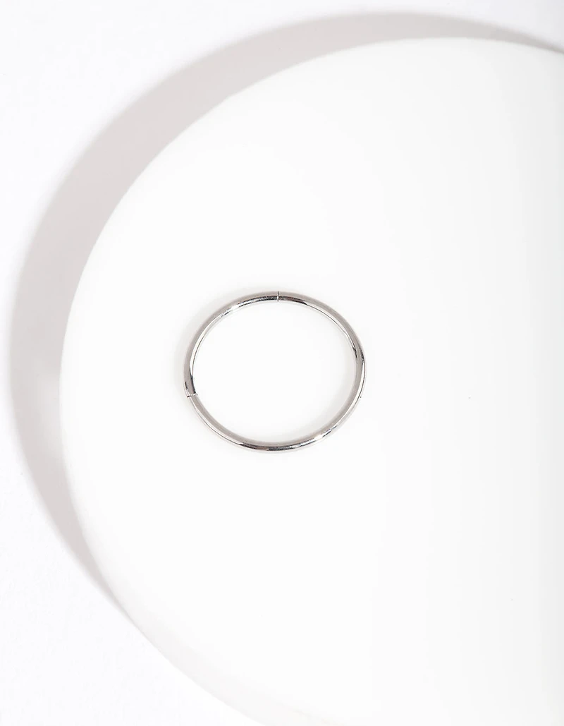 Surgical Steel Fine Clicker Earring 10 mm