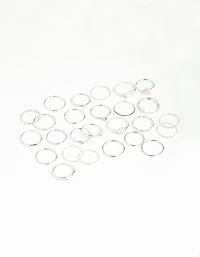 Silver Diacut Ring 26-Pack