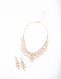 Gold Decorative Cupchain Set