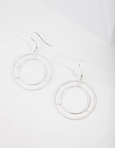 Silver Playschool Window Earrings