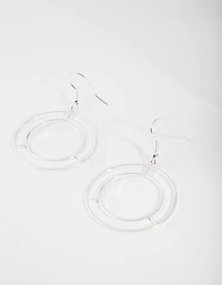 Silver Playschool Window Earrings