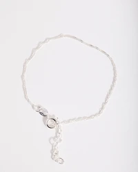 Sterling Silver Singapore Chain Bracelet