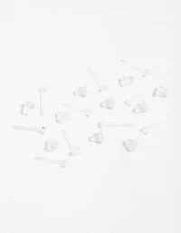 Boucles d’oreilles en silicone sensibles au plastique