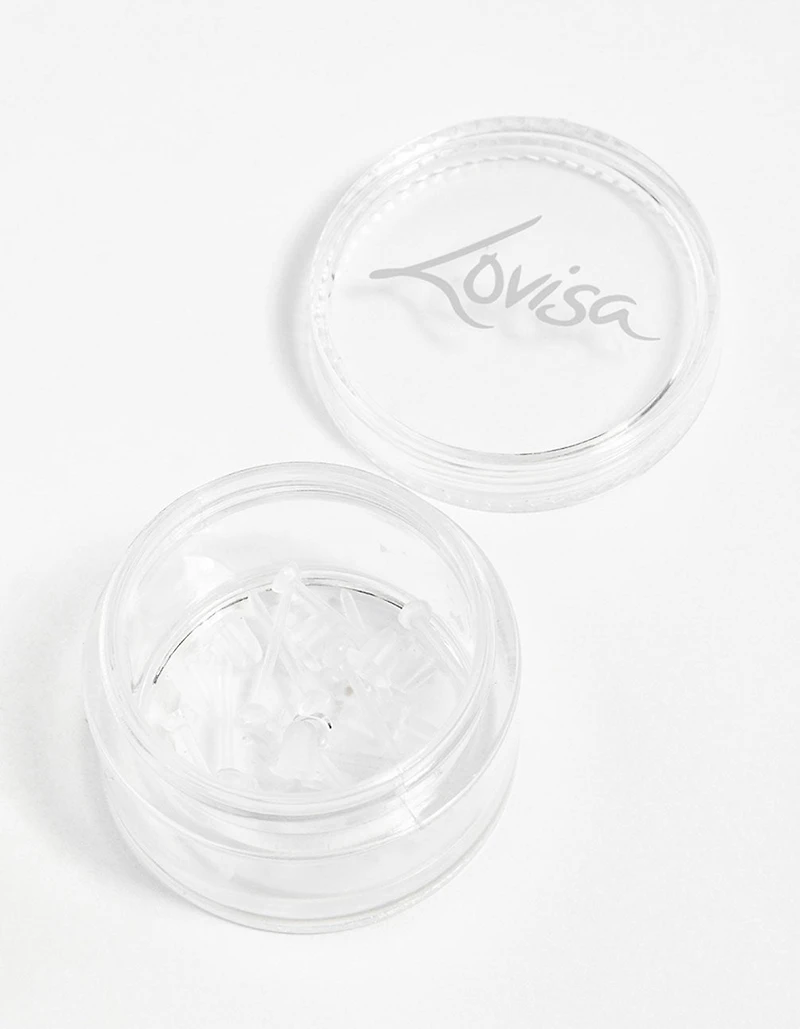 Boucles d’oreilles en silicone sensibles au plastique