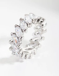 Silver Cubic Zirconia Ring