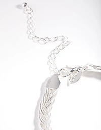 Bracelet en corde chaîne en argent