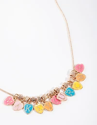 Kids Rainbow Charm Necklace Pack