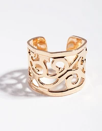Gold Laser Cut Ear Cuff