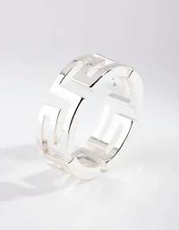 Porte-clés grec en argent