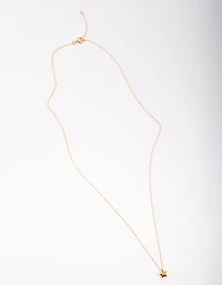 Gold Plated Sterling Silver Star Necklace