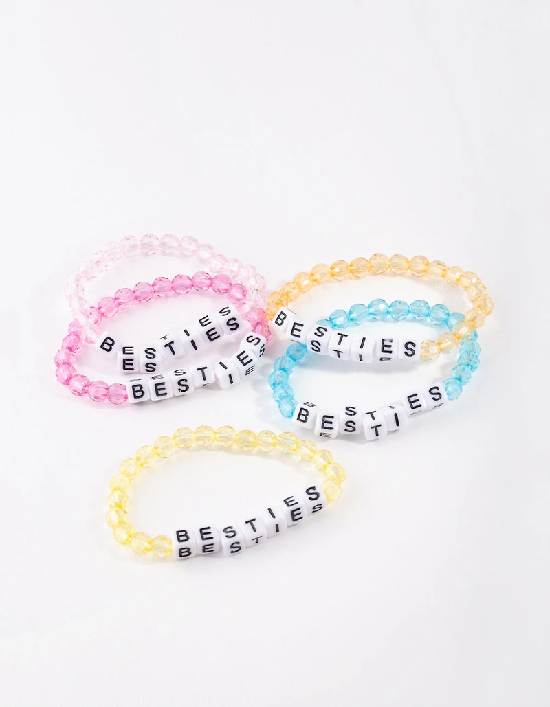 Kids Tropical Bead Besties Stretch Bracelet 5-Pack